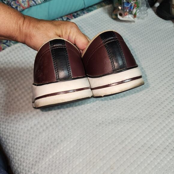 SKECHERS EUC MENS SIZE 10 SPORTS LEATHER CASUAL SNEAKERS SHOES - Picture 8 of 9